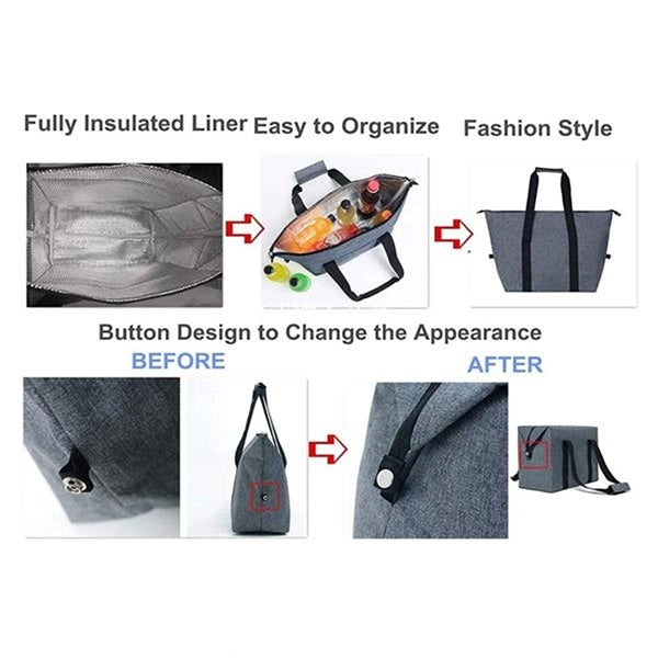 Multifunctional Folding Shopping Cooler Bag