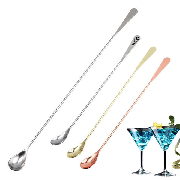 Stainless Steel Long Handle Drink Bar Spoon