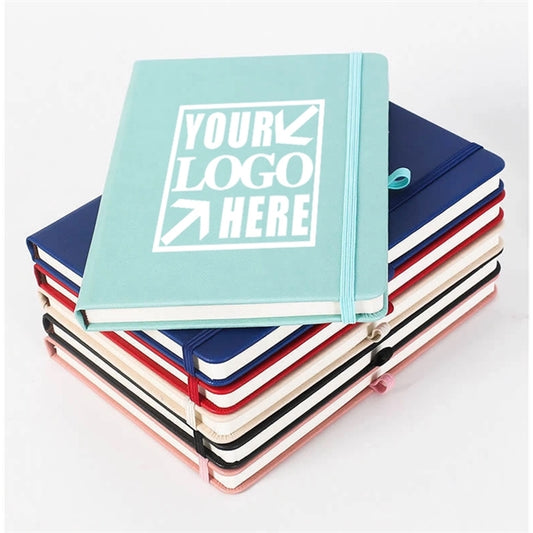 Premium A5 Colorful Leatherette Journal with Elastic Band