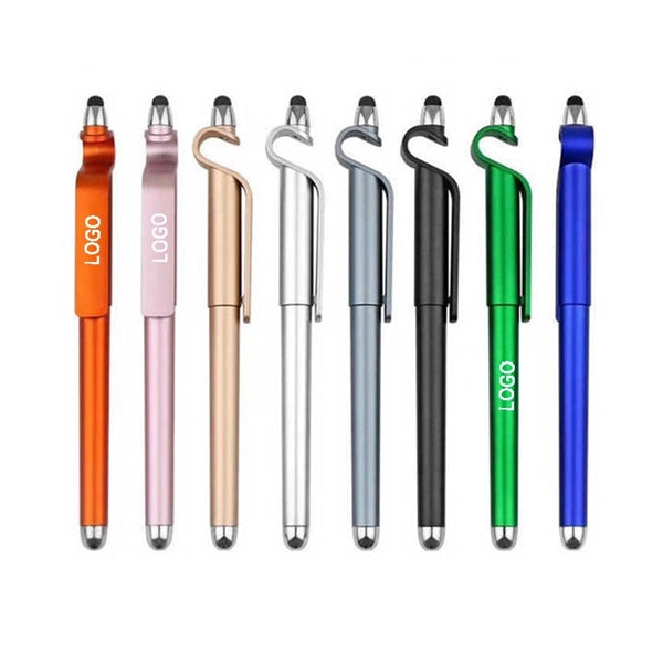 Multi-functional touch screen ball-point pen