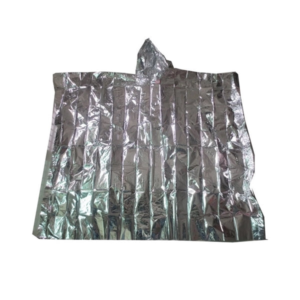 4 IN1 Emergency Poncho Raincoat W/ Carabiner & Whistle & Bag