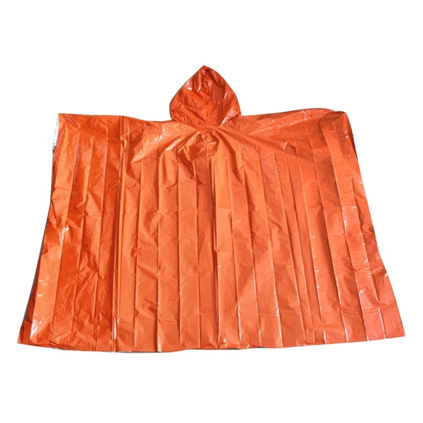 4 IN1 Emergency Poncho Raincoat W/ Carabiner & Whistle & Bag