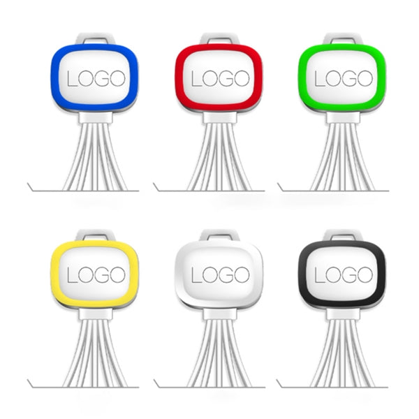New Five-in-one Illuminated Keychain Charging Cable
