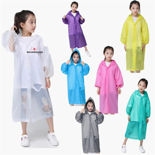 Children Rain Poncho Raincape