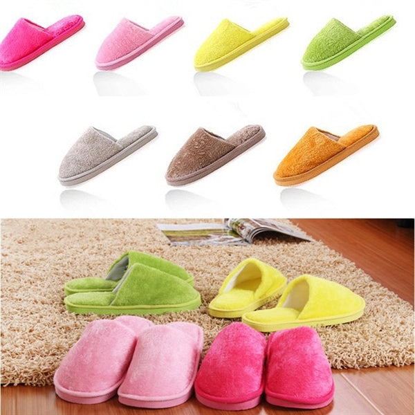 Winter Indoor Cotton Warm Slippers