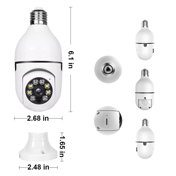 Wireless Light Bulb Camera