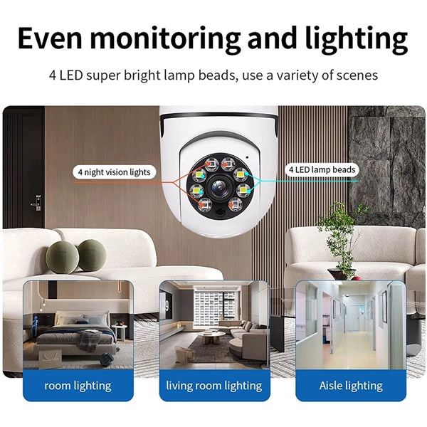 Wireless Light Bulb Camera