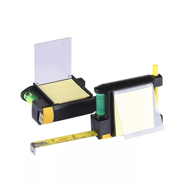 4-in1 Tape Measure with Level Paper Pen