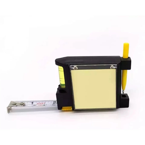 4-in1 Tape Measure with Level Paper Pen