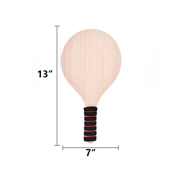 Beach Racquet Outdoor Games Wooden Racket
