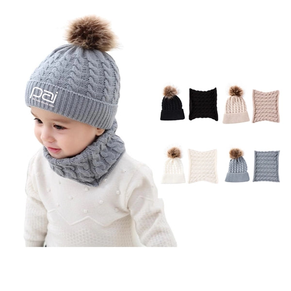 Winter Hat and Scarf Set for Toddler