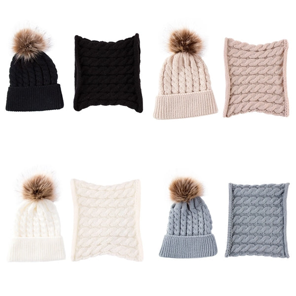 Winter Hat and Scarf Set for Toddler