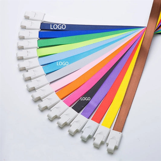 Nylon Lanyard Safety Breakaway ID Holder