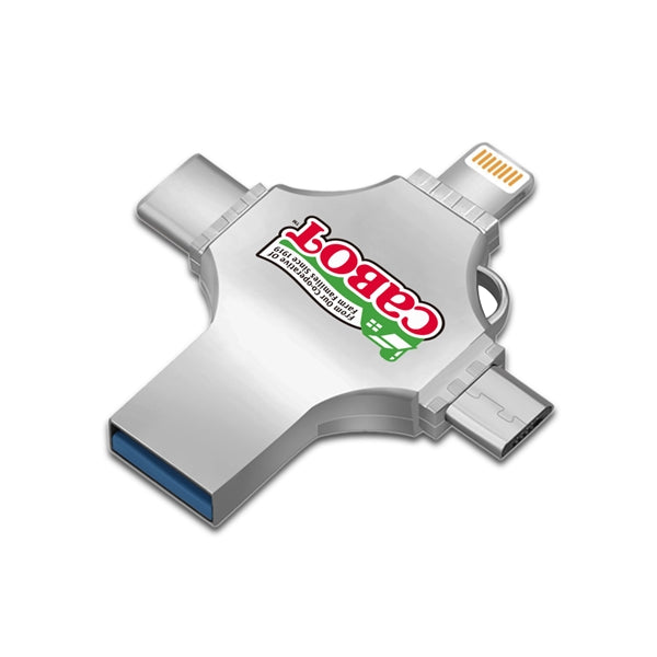Cicero 3 Way Metal USB