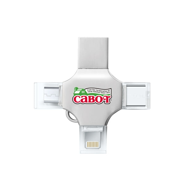 Cicero 3 Way Metal USB
