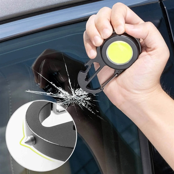 6-in-1 Rechargeable Emergency Light Keychain