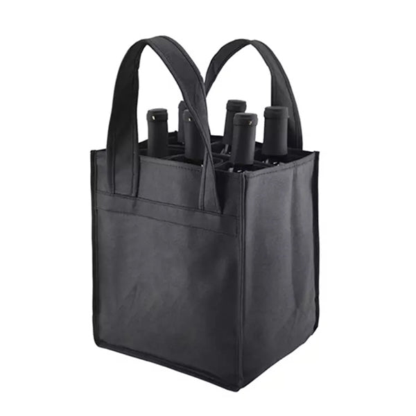 Non-Woven 6 Bottle Wine Tote Bag