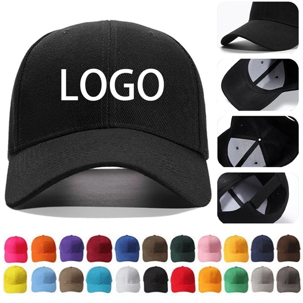 6 Panel Structured Superior Cotton Twill Baseball Cap