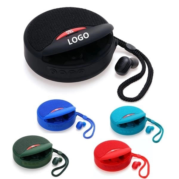 Bluetooth Speaker With Earbuds-With Custom Logo