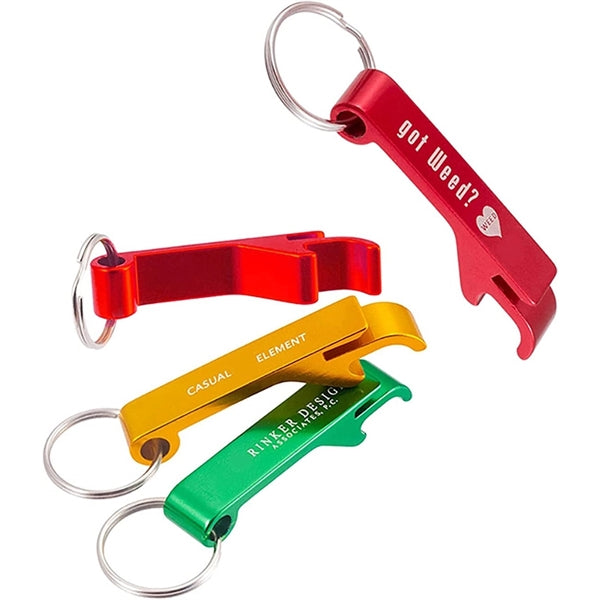 Beverage Wrench Bottle Opener Keychain