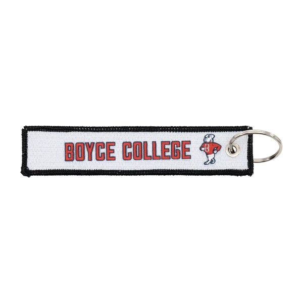 Pin Pointe Embroidered Flight Keytag Keychain