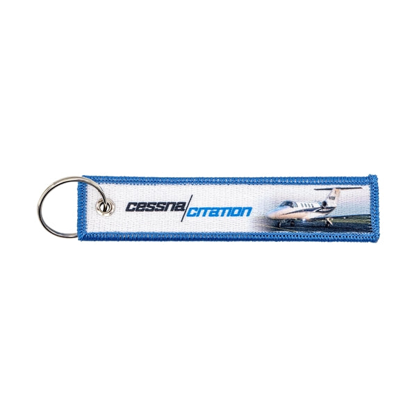 Pin Pointe Embroidered Flight Keytag Keychain