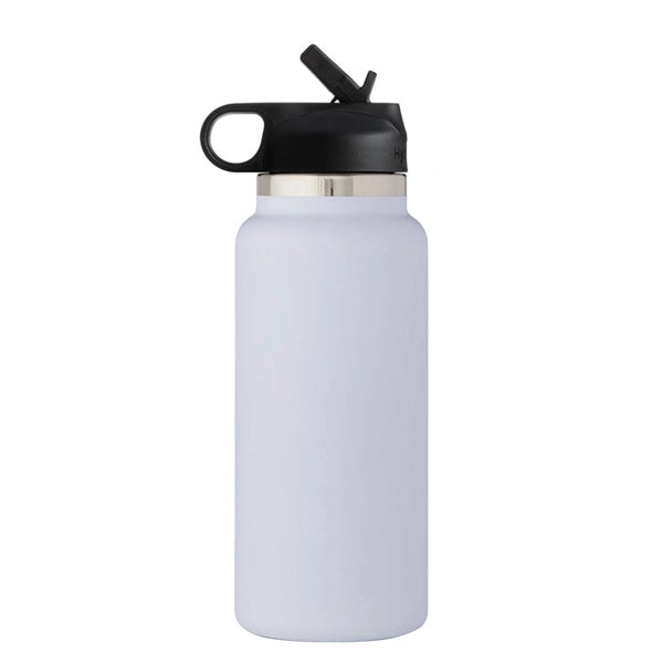 32 oz Vacuum Insulated Water Bottle W/ Straw&handle