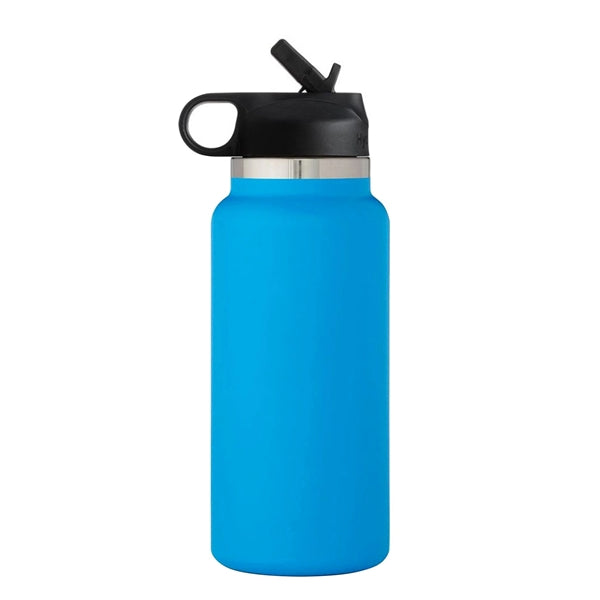 32 oz Vacuum Insulated Water Bottle W/ Straw&handle