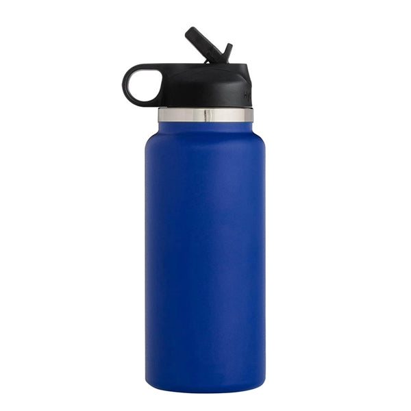 32 oz Vacuum Insulated Water Bottle W/ Straw&handle