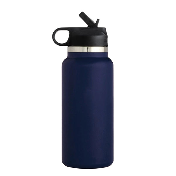 32 oz Vacuum Insulated Water Bottle W/ Straw&handle