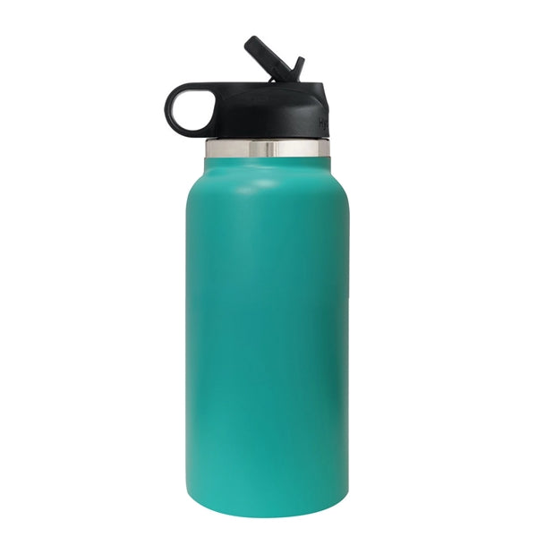 32 oz Vacuum Insulated Water Bottle W/ Straw&handle