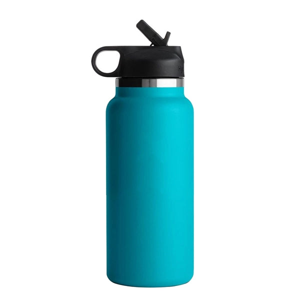 32 oz Vacuum Insulated Water Bottle W/ Straw&handle