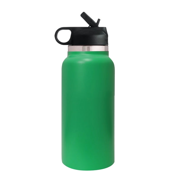 32 oz Vacuum Insulated Water Bottle W/ Straw&handle