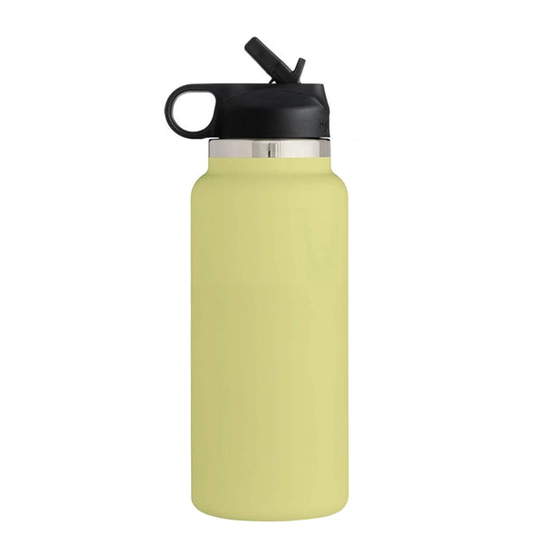 32 oz Vacuum Insulated Water Bottle W/ Straw&handle