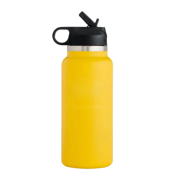 32 oz Vacuum Insulated Water Bottle W/ Straw&handle