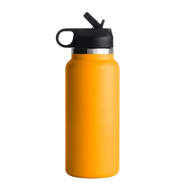 32 oz Vacuum Insulated Water Bottle W/ Straw&handle