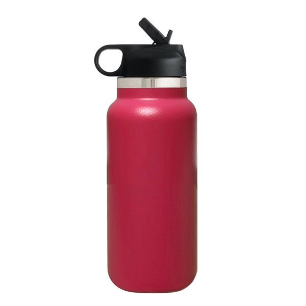 32 oz Vacuum Insulated Water Bottle W/ Straw&handle