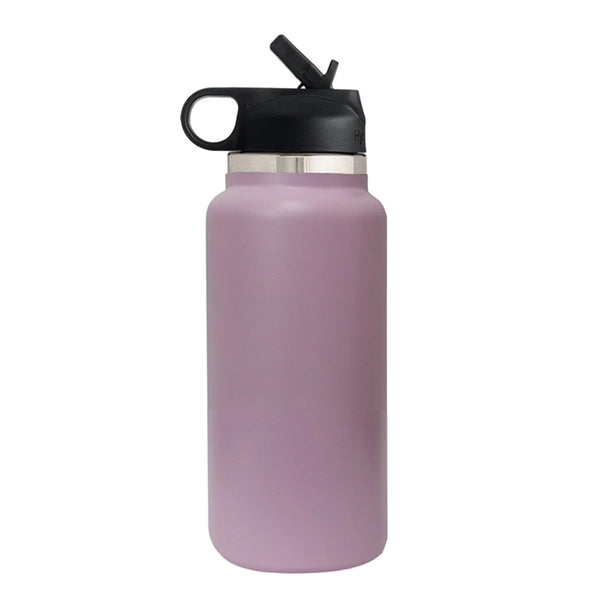 32 oz Vacuum Insulated Water Bottle W/ Straw&handle