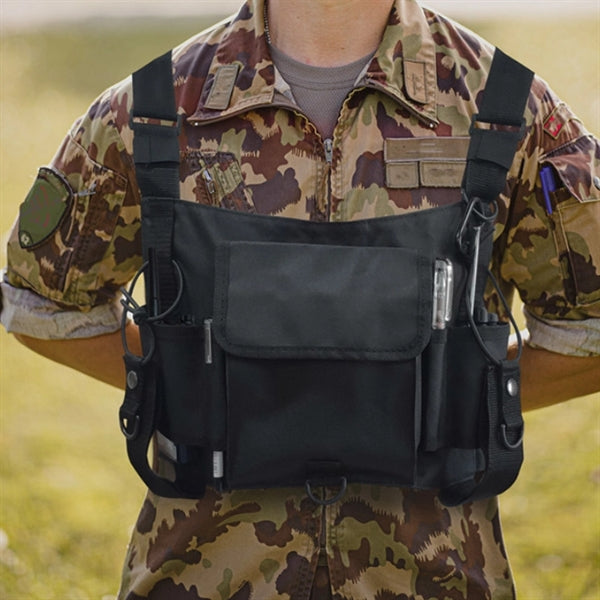 Adjustable Reflective Chest Rig Bag