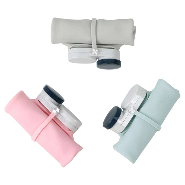 20oz Collapsible Silicone Water Bottles Outdoor Sports