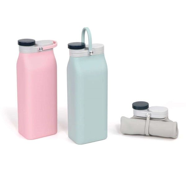 20oz Collapsible Silicone Water Bottles Outdoor Sports