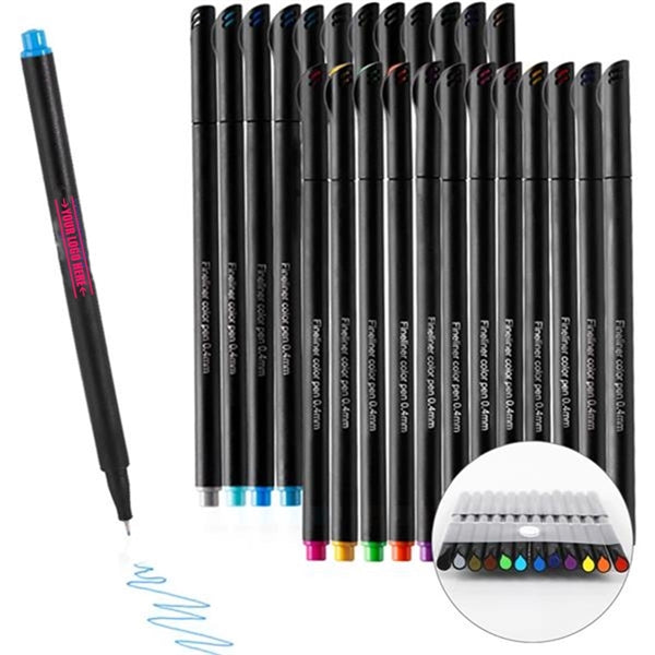 Journal Planner Fineliner Pen Set