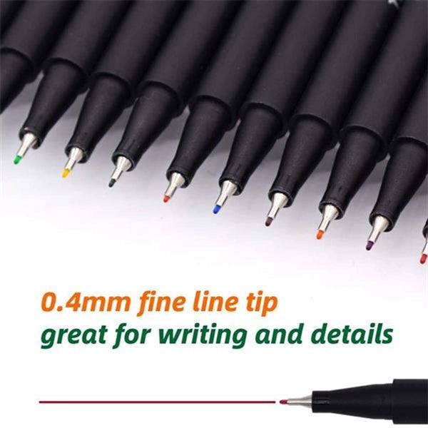 Journal Planner Fineliner Pen Set