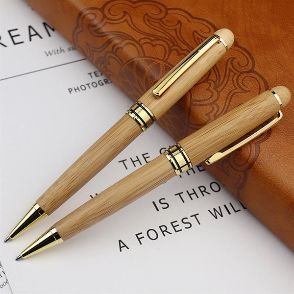 Eco Friendly Wooden Ballpoint Pen Pencil Set