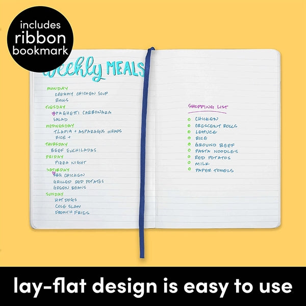 Classic A5 Faux Leather Hardcover Notebook with Elastic Band