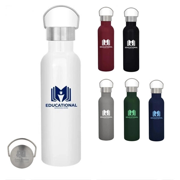 28OZ Stainless Steel Custom Water Bottle w/ Handle