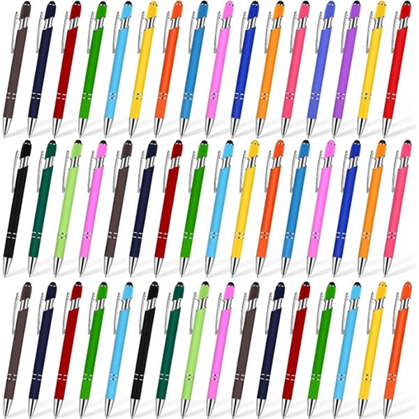 Rubberized Soft Touch Metal Ballpoint Pen
