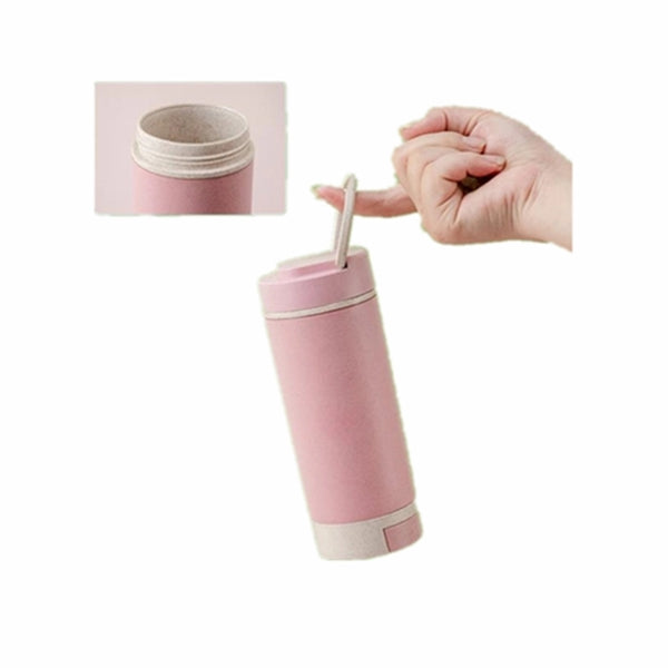 Wheat Straw Water Bottle With Phone Holder