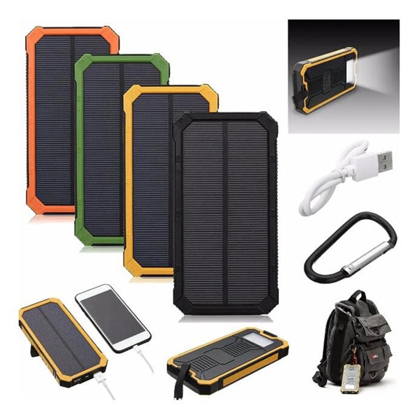 10000mAh Solar Power Charger With Custom Imprint Logo
