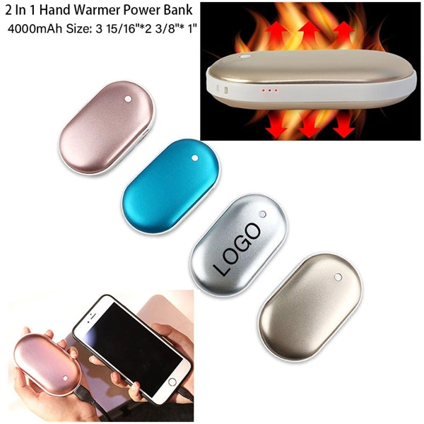 USB Hand Warmer Mobile Power Bank